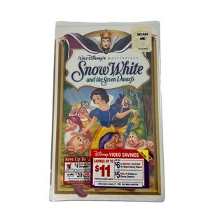 Walt Disney's Snow White and the Seven Dwarfs Masterpiece VHS "SEALED" New 1994